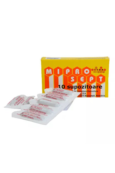 INSTITUTUL APICOL Miprosept suppositories, 10 pieces, Beekeeping Institute