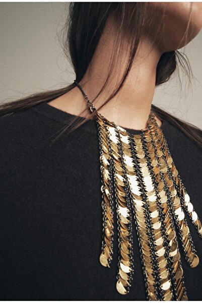 YAMİ Brand model fringe necklace