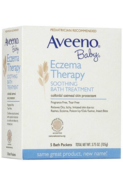 AVEENO Soothing bath treatment for eczema, relieves dryness, itching, and ski...