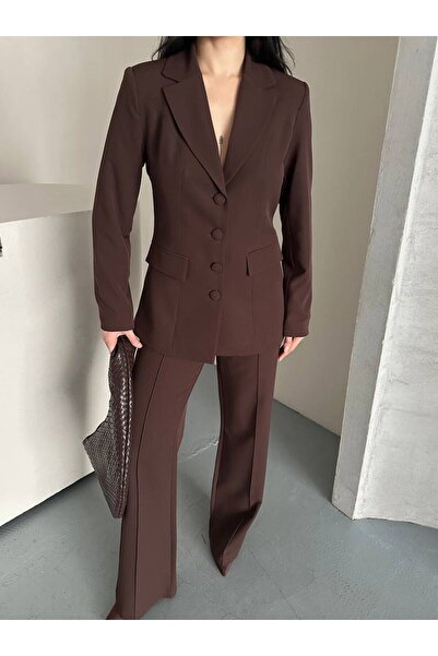 Ekim Store Button Detailed Double Blazer Suit