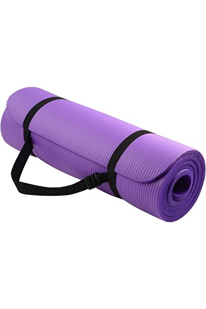 Generic 10mm thick non-slip yoga mat for high-intensity interval training, Pi...