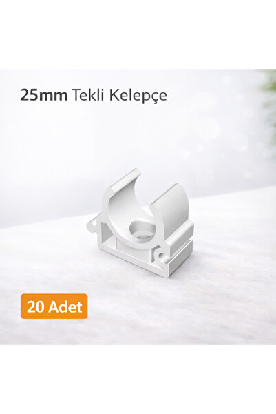 NVT YAPI İNŞAAT Fırat 25'lik Tekli Pprc Kelepçe (20 ADET)