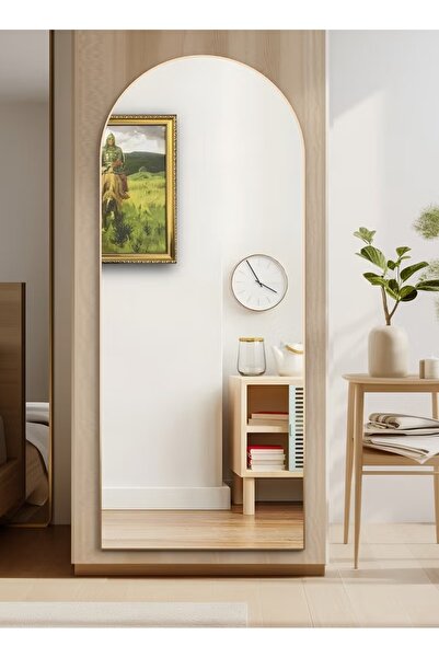 Mtanvxay Scandinavian Arched Full Length Mirror 80x180cm Iron Frame Decorativ...