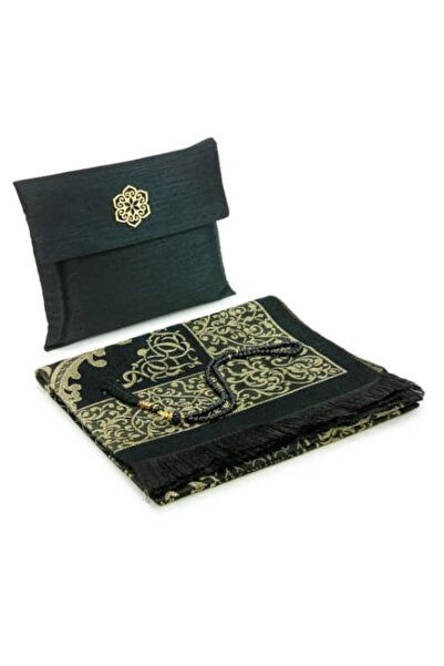 Dekomina İpek Çantalı Seccade Tesbih Set