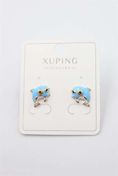 MENESSA Dolphin Fish Earrings - Gold