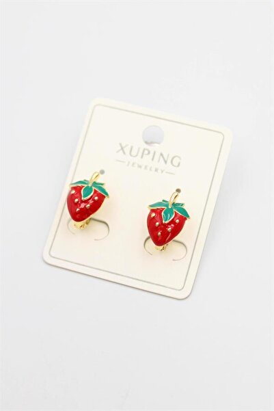 MENESSA Strawberry Earrings - Gold