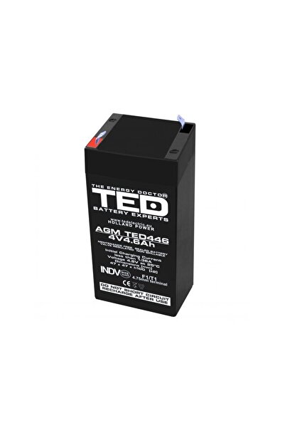 TED Baterie cu plumb - 4 V/4,6 Ah