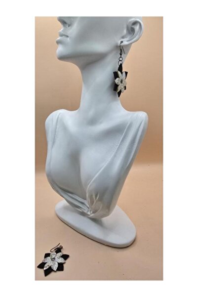 Verdandi Leather STAR EARRINGS