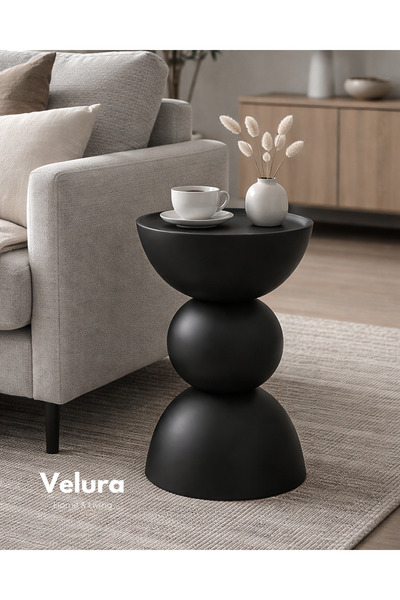 Velura Home & Living Maco Yan Sehpa - Siyah