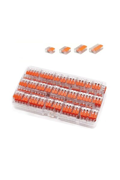 Meon Robotik Otomasyon 80 Parça 4 Çeşit Tırnaklı Klemens Hızlı Bağlantı Termi...