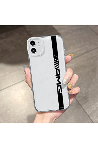 Hontinga iPhone 11 Compatible Transparent Camera Protected Car Brand Pattern ...