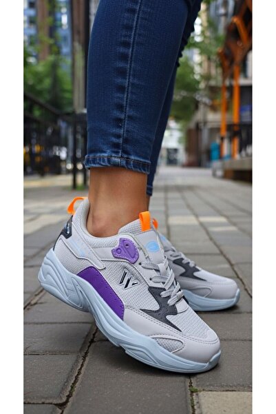 Budaks Women's Thick Sole Orthopedic Comfortable Sole Sports Shoes Sneaker