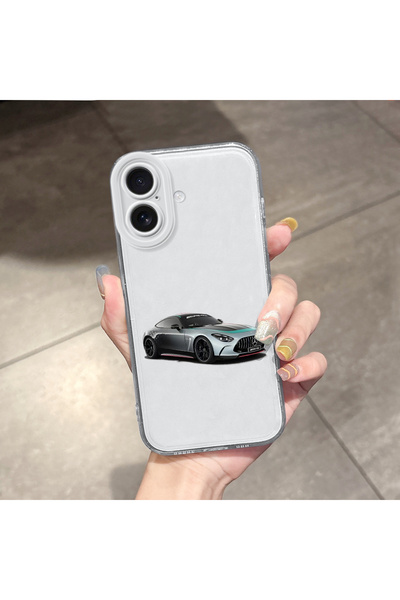 Hontinga غطاء هاتف آيفون 16 متوافق مع حماية الكاميرا الشفافة، غطاء هاتف من ال...