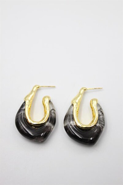 MENESSA Acrylic earring - black