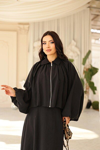 Dadali Modern Cut Short Jacket Suit Black