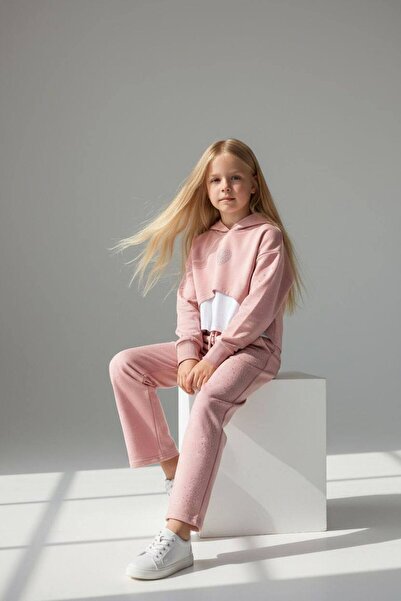 RONYPONY Детски комплект с качулка и камъни за момичета