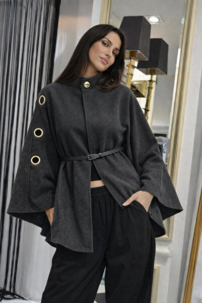 cemo Kuşgözü Detaylı Kemerli Panço