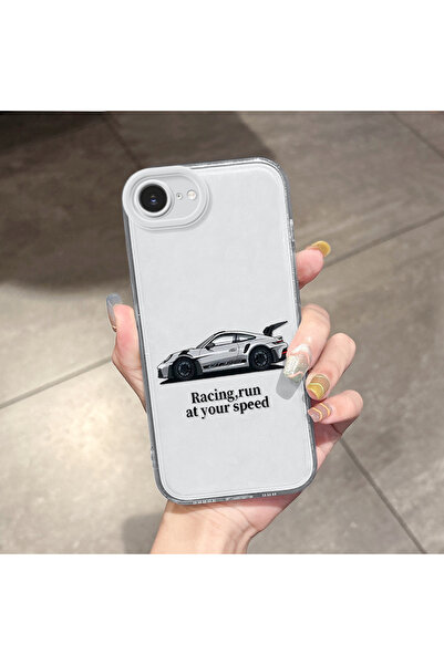 Hontinga غطاء هاتف آيفون 16e متوافق مع حماية الكاميرا الشفافة، غطاء هاتف من ا...