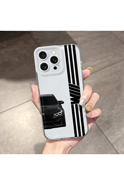 Hontinga حافظة هاتف آيفون 15 برو ماكس متوافقة مع السيليكون الناعم الشفاف مع ح...