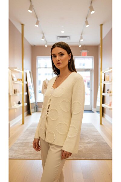 AYMİSS MODA ANGORA ,ÖNÜ BAĞLAMALI,YUMOŞ HIRKA,CEKET