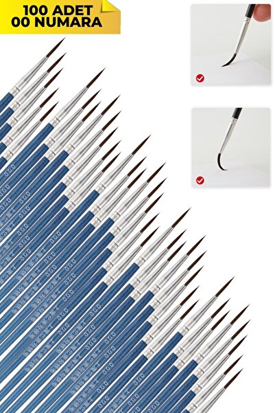 MOZIUR Sulu Boya, Akrilik Boya, Guaj Boya, Yağlı Boya, Resim Boyama Fırçası (...