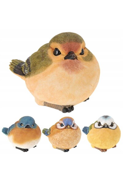 Other Figurină sculptură de grădină pasăre decorativă din piatră 15x20x15 cm