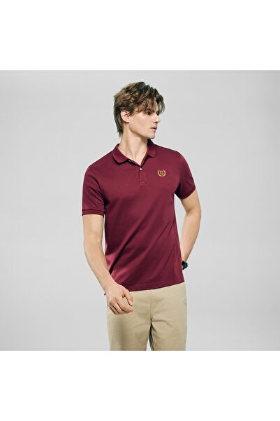 Giordano قميص بولو رجالي ضيق بقصة ضيقة مصنوع من القطن المتشابك بتقنية ليكويد ...