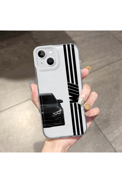 Hontinga iPhone 13 Uyumlu Şeffaf Yumuşak Silikon Kılıfı Kamera Korumali Telef...