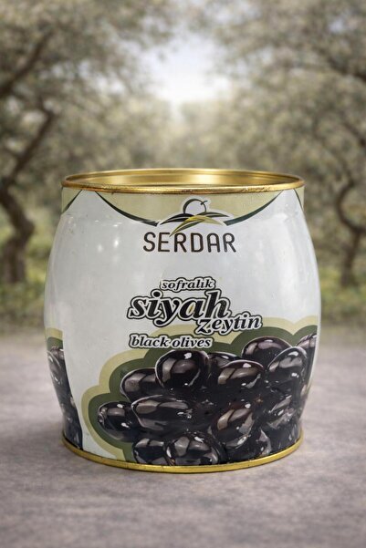Serdar NATUREL SİYAH GEMLİK YAĞLI SELE ZEYTİN 2 KG.