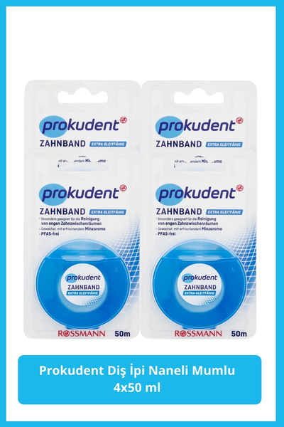 prokudent Diş İpi Naneli Mumlu 4x50 ml Adet