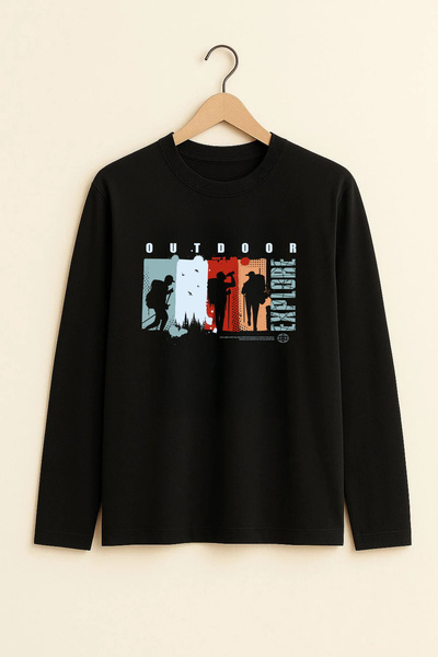 MYADA Tricou pentru copii cu mânecă lungă, imprimat, Premium Explore 26020