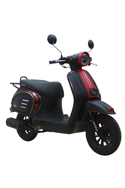 Arora Super 50 cc Scooter Siyah Kırmızı