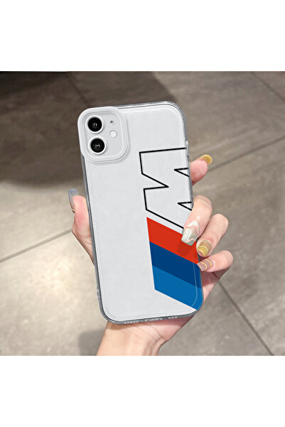 Hontinga iPhone 11 Uyumlu Kılıfı Şeffaf Kamera Korumali BMW Desen Yumuşak Sil...