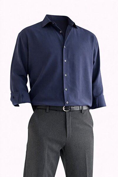 LUMAST Comfortable Fit Basic Modal Shirt