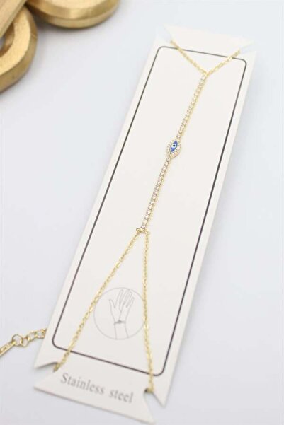 MENESSA Stoned Evil Eye Shahmeran - Gold