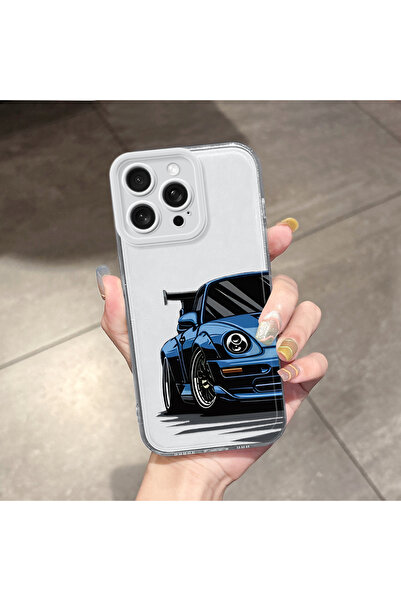 Hontinga حافظة سيليكون ناعمة شفافة متوافقة مع هاتف iPhone 15 Pro Max مع حماية...