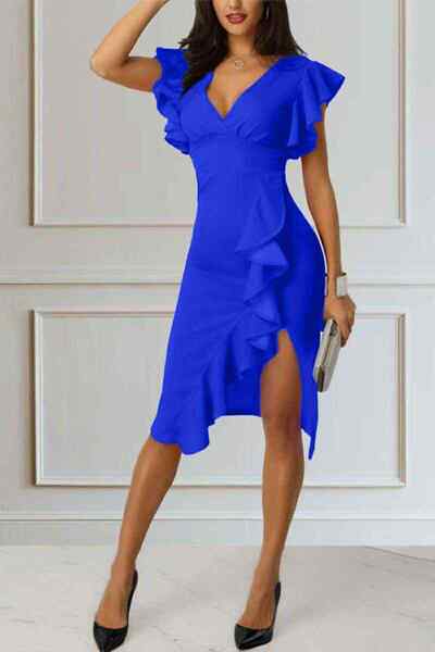 Chanttal Stylish, flounced dress