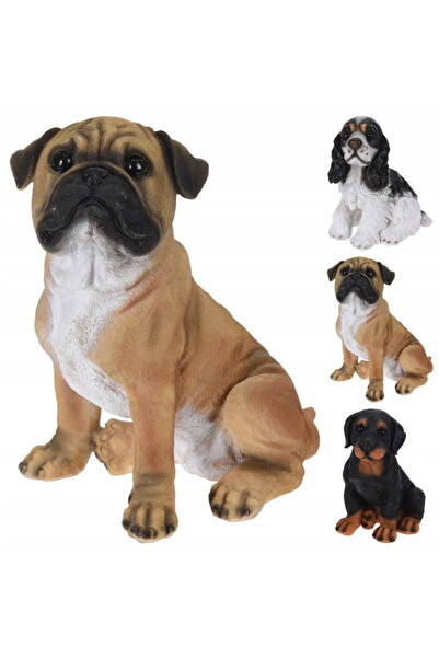 Other Figurină câine sculptură de grădină piatră decorativă 27 cm