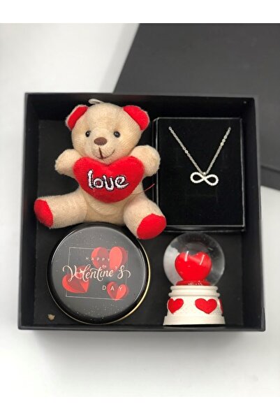 Desenor Concept Kalbimde Sonsuza Kadar – Ayıcık, Sonsuzluk Kolye,Küre,Metal b...