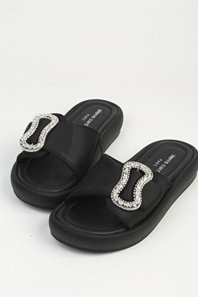 Pierre Cardin Дамски черни пантофи PC-7990