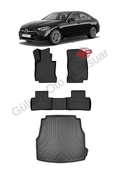 Rizline Mercedes C200 W206 Premium Havuzlu Paspas Ve 3d Bagaj Havuzu 2021- So...