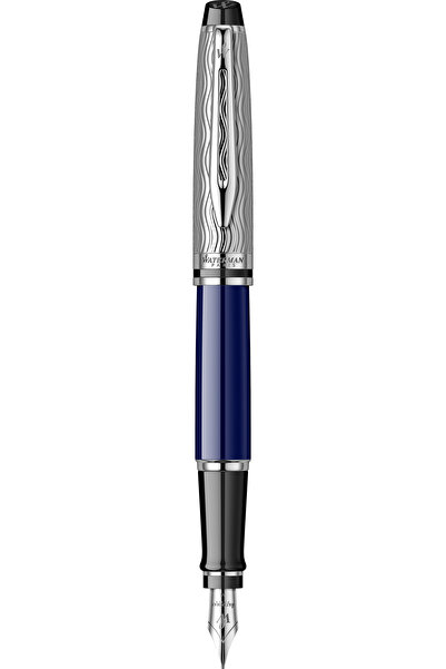 Waterman Stilou SE DeLuxe, albastru închis Wave PDT,