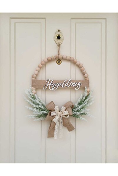 shop Ahşap Boncuk Detaylı Kapı Süsü Duvar Dekoru Hediyelik