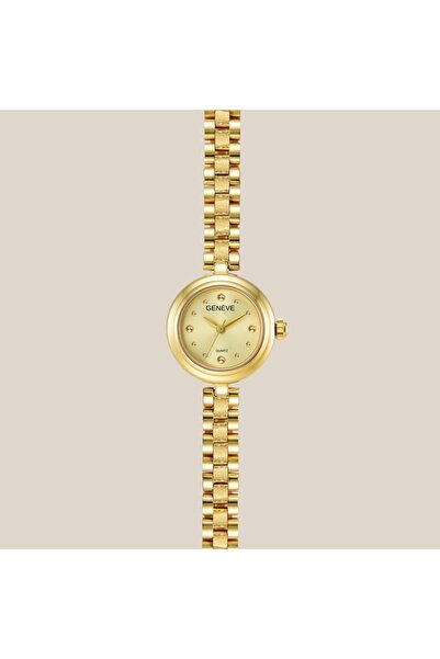 ALTINTAŞ KUYUMCULUK Minimal Geneve Yuvarlak Kadranlı Altın Kadın Saati