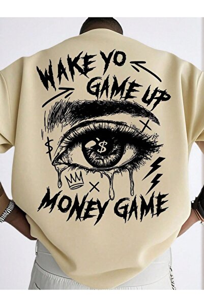 EFFRENATU Unisex KYazı Baskılı T-Shirt – Yuvarlak Yaka, Kısa Kollu, Günlük