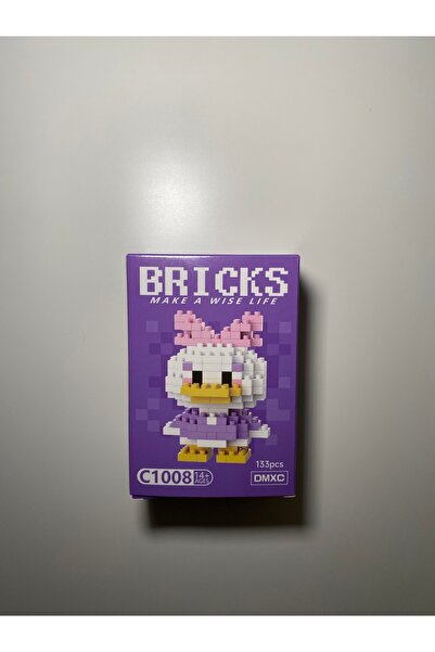 Bricks DMXC Daisy Duck Karakterli Mikro Blok Seti - 133 Parça Mini Lego Figür...