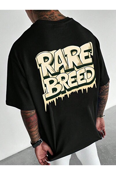 PENTHİLUS تي شيرت مطبوع عليه نص - رقبة دائرية، أكمام قصيرة، كاجوال