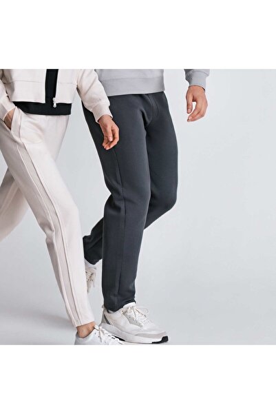 Giordano بنطال رياضي رجالي ضيق مدبب من نسيج مزدوج محبوك