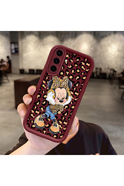 Hontinga حافظة هاتف من مادة السيليكون مقاومة للصدمات بنمط ميكي متوافقة مع هات...