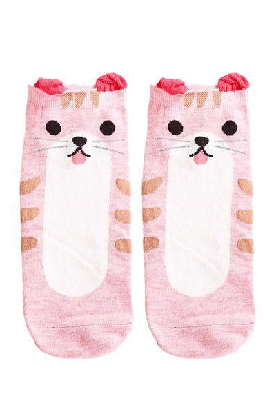 EFAYN.RO Women's socks, ankle-length model with animal print, size 38 - 42, p...